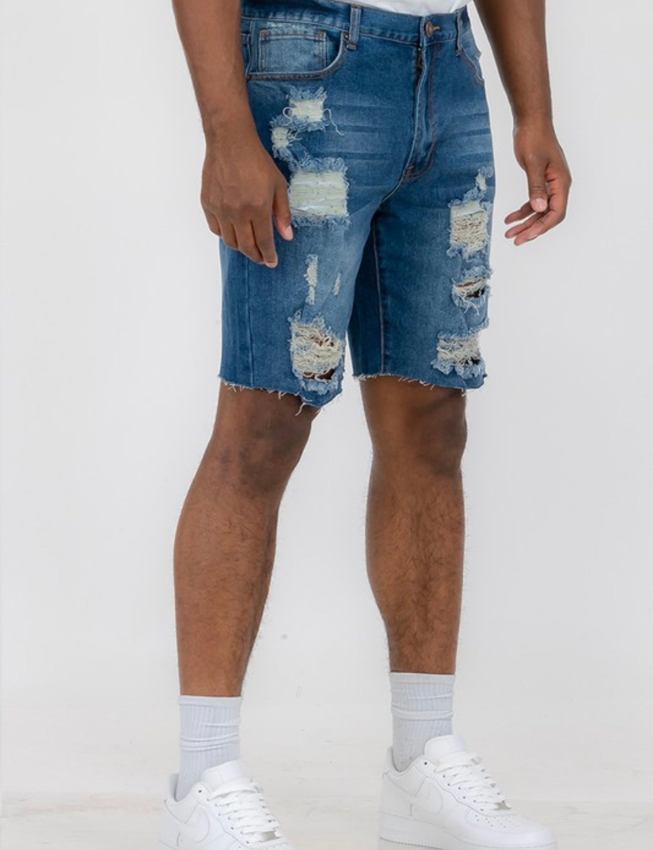 Styles Distressed Shorts