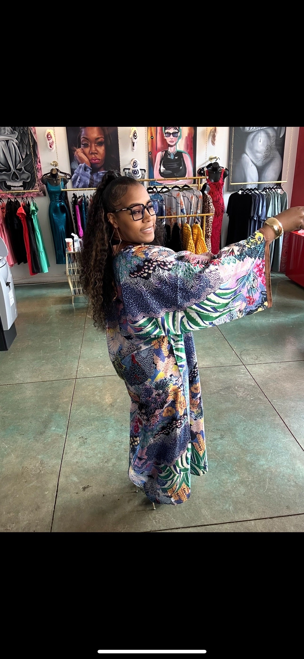 Kimi Kimono (Multi Colors)
