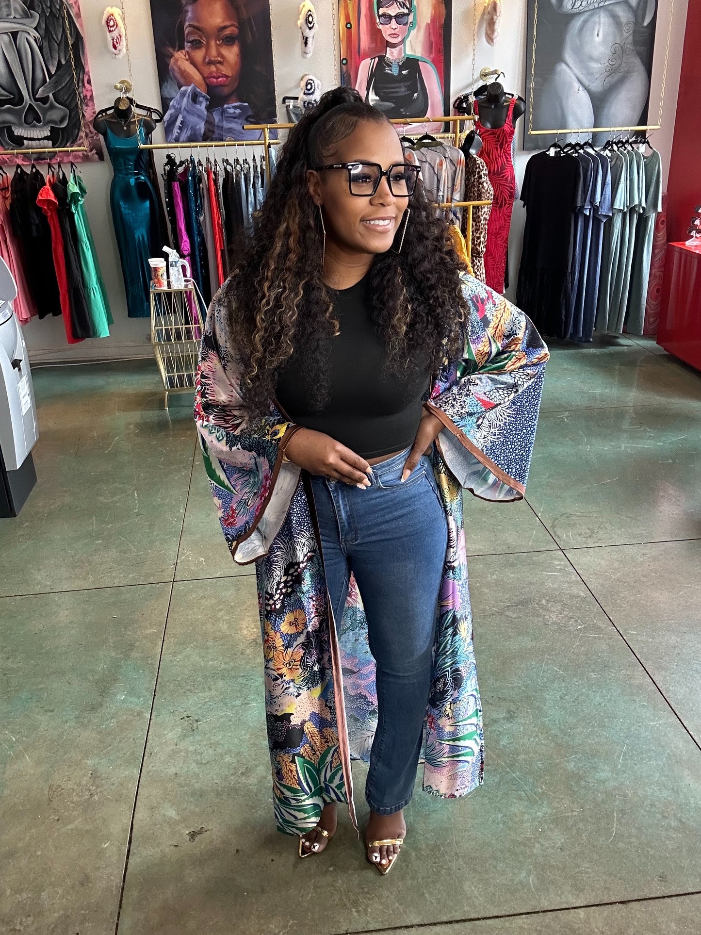 Kimi Kimono (Multi Colors)