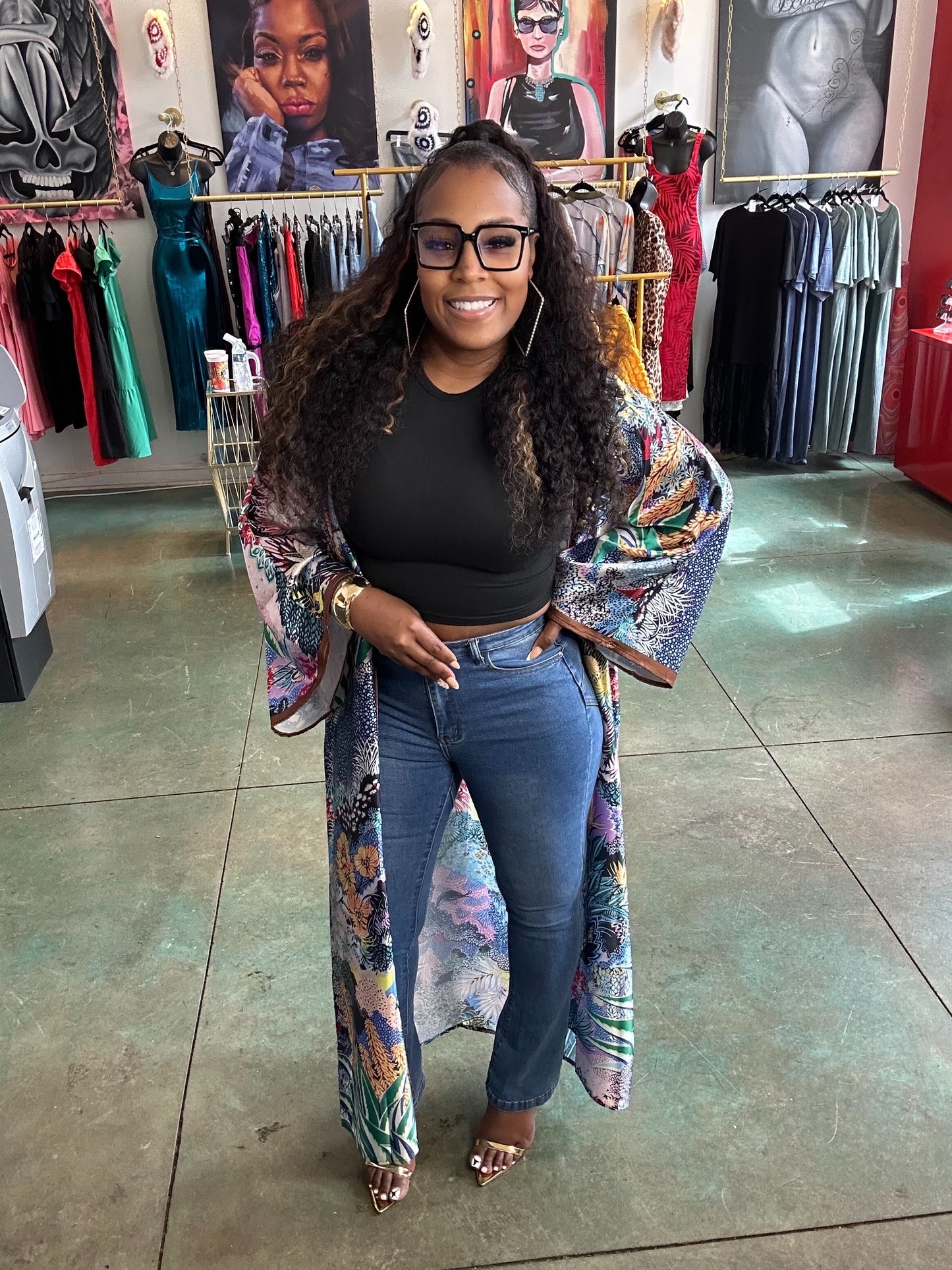 Kimi Kimono (Multi Colors)