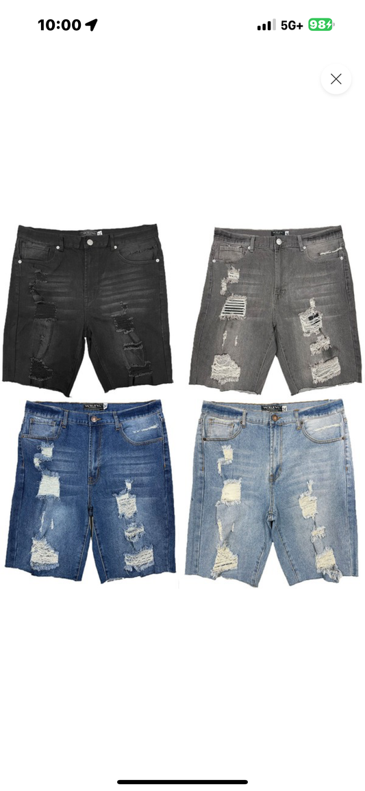 Styles Distressed Shorts