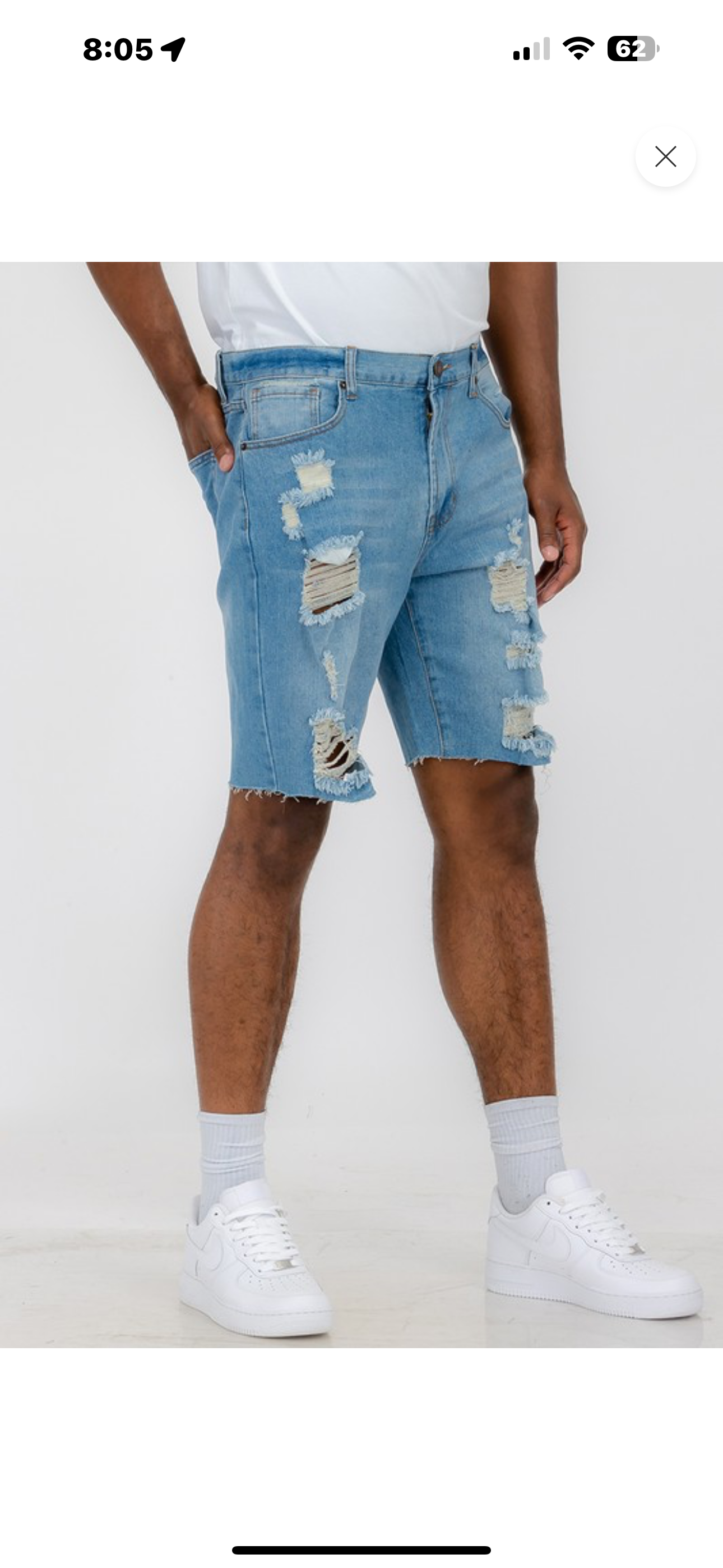 Styles Distressed Shorts