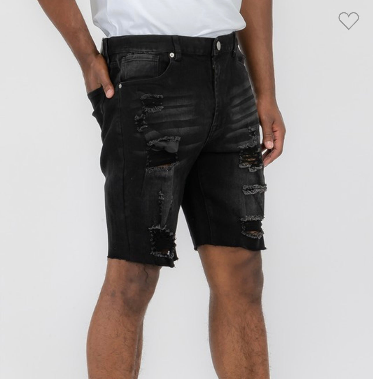 Styles Distressed Shorts
